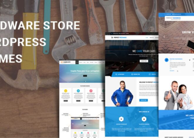 Which Hardware WordPress Theme Works Best?
