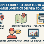 Top Features to Look for in an All-Mile Logistics Delivery Solution
