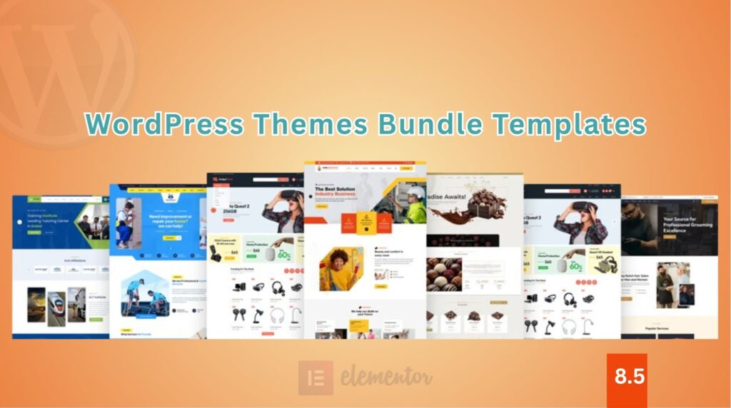 All in one Website with WordPress Theme Bundle Free Download