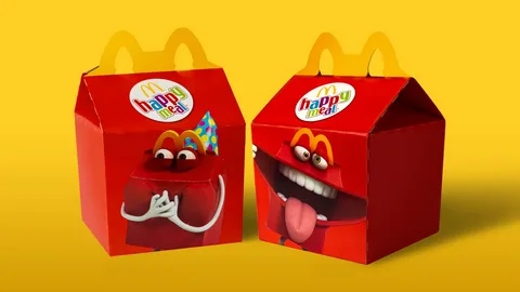 Happy Meal Box Packaging