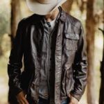 Men’s Black Leather Coat