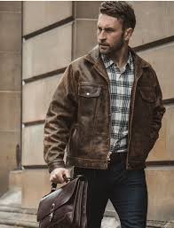 Men's Brown Leather Jacket