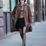 Men’s Leather Trench Coat