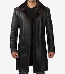 Men's Leather Trench Jackets